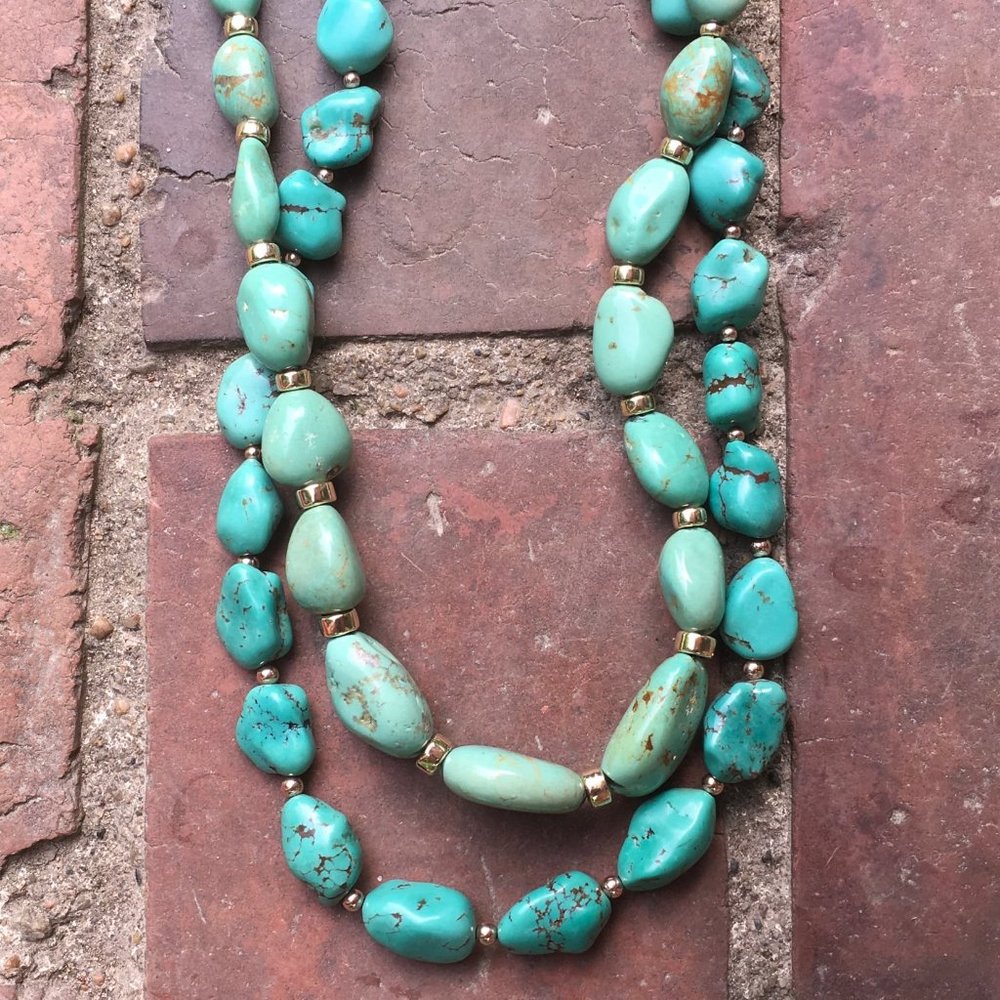 Elisa mine turquoise necklace